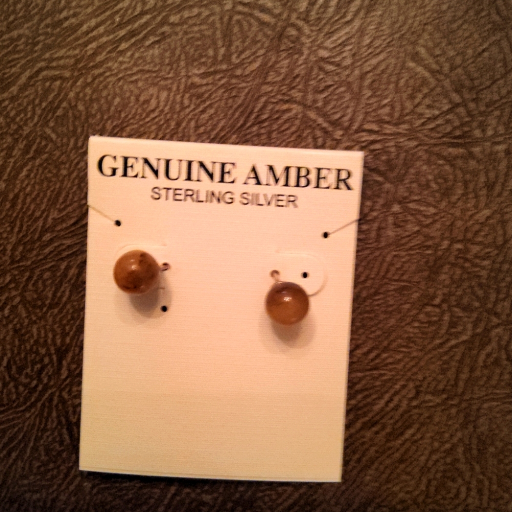 Amber Earrings